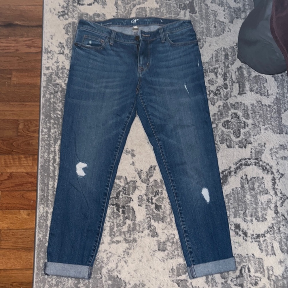 Loft Size 0 Boyfriend Jeans